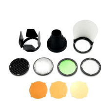 Godox 神牛 磁吸控光套件 適用AD200 V1 AD100 LC30Bi 圓形燈頭配件, AK-R1 套件, 1個, AK-R1 套件