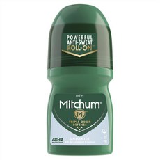 Mitchum 48小時長效男性體香劑50ml，持久乾爽、溫和不刺激，自信首選, 1個, Unscented(無香)