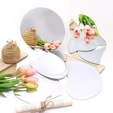 29차 재입고 우드 받침 아크릴거울 5종 택1, PL1132 꽃 10개