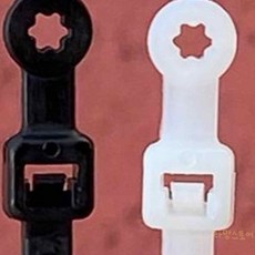 라망 케이블타이 100개입 흑색, 01) 새들형/156A/흑색/100개입