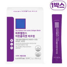 락토테미 어린콜라겐 비오틴 허루밸런스 펩타이드 럭스로드, 3g, 1박스