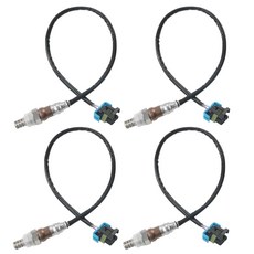 4 PCS 산소 센서 업스트림 O2 3.0L 3.6L V6 쉐보레 이쿼녹스 임팔라 트래버스 GMC 아카디아 지형 캐딜락 SRX 뷰익 엔클레이브 라크로스 교체 250-24649