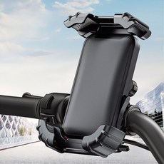 카지온 자전거 바이크 원터치 핸드폰거치대, 핸들형, 1개 핸들형, 1개