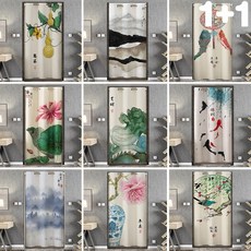 패브릭 방풍 겨울철 커튼 가리개 문가림막 주방 화장실 현관 공간분리 인테리어용