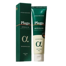 Plago 新型潔牙指套-60入 / alpha酵素牙膏-80g, 1個, alpha酵素牙膏-2028.06.10
