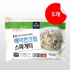 면사랑 베이컨 크림 스파게티 330g (냉동), 5개