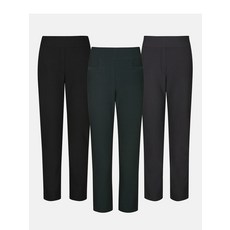 데니스골프 DENNIS 25FW 여성 플러피 보아퍼 밴딩팬츠_RAQWLPT355