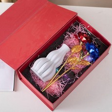 3D北歐陶瓷花瓶 居家插花器 客廳創意簡約裝飾擺件, 款式1, 款式1