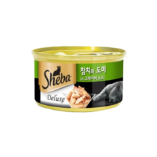 쉬바 1세 이상 고양이 간식 캔, 혼합맛(참치/도미), 85g, 24개