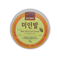 알로에베라 미인발 유리아 각질케어 크림, 4개