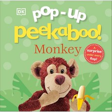 팝업 피카부 원숭이 모든 플랩 아래에서 건방진 서프라이즈, Board book