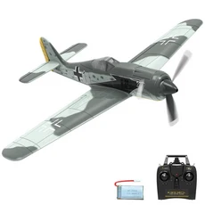 Volantex FW190 RC 비행기 2.4G 6축 4CH EPP 400mm 고정 날개 길이 전투기 원키 곡예 RTF Warbird, 01 1 Battery