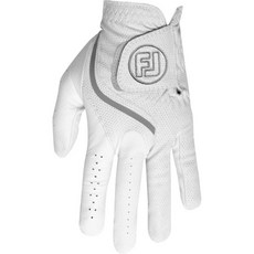 FootJoy 풋조이 남성용 사이플렉스 골프 글러브, SciFlex + 왼손 착용, 흰색