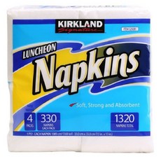 커클랜드 시그니춰 냅킨 330매, 4개