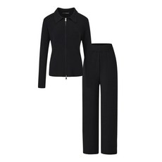 [보니스팍스.] 카라 집업 니트 가디건 밴딩 팬츠 셋업 (XP4OW001L0)