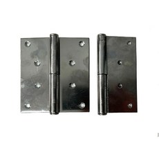 國光牌 不鏽鋼角型鉸鏈 門軸 92x82mm, 1個, 左開活動丁雙一組