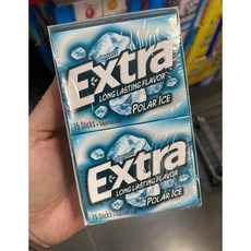 엑스트라 Extra 폴라아이스 Polar Ice Sugar Free Gum Bulk Pack 15개 x 10팩, 460g, 1개