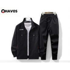 Havos 남자 작업복 1+1 세트 후리스 플리스 바람막이 아노락세트 (낚시복/등산복 겸용)