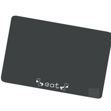 스윗찬 규조토 반려동물식기매트 80x50cm 챠콜 위생매트