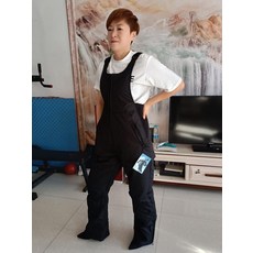 빅사이즈 스키복 하의 아웃도어 방한 멜빵 방수 보온