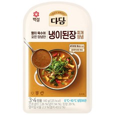 CJ 다담 냉이된장찌개 양념, 140g, 20개