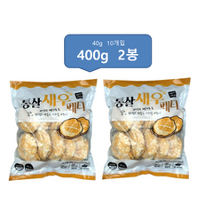 통살새우패티 엠디에스 냉동 400g, 2개