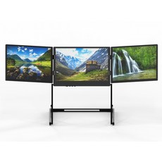 쭌스몰 휴대용 트리플 모니터 15.6인치 노트북 보조 무선 터치 고화질, 14인치-1920x1200, 1cm