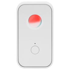 多功能防盜偵測器，紅外線掃描，震動警報，保護個人隱私安全, 白色, 1個