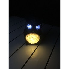 貓頭鷹太陽能燈 庭院裝飾 LED 小夜燈, 暖光