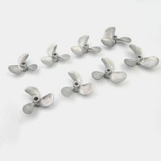 오른손 왼손 샤프트 금속 프로펠러 수중 소품 보트 해양 터그 미끼, 1. D28mm Left Hand, 1개