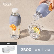 SOVS Essence Water 오렌지엘더플라워 2BOX, 24개, 750ml