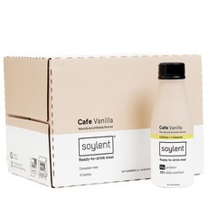 소이렌트 레디-투-드링크 밀 카페 바닐라 글루텐 프리 비건, 414ml, 12개