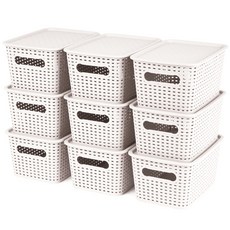 Chaeum Living 藤製食品儲藏室 1 號, 白色, 9個