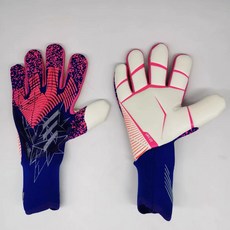 골키퍼 축구 장갑 연습 훈련용 선수용 시합용 경기, 1개, 블루핑크