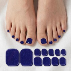 그레나 셀프 젤패디 스티커 패디팁 세트, 1개, 블루펄