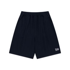 {백화점 정품} Lee 키즈 4부 앞주름 포인트 저지팬츠 네이비 LK2502SO12NA