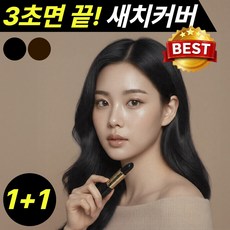 라핀다 흰머리 샥 간편 새치 커버 스틱, 2개, 깔끔블랙