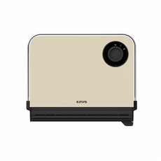 KINYO 居浴兩用陶瓷電暖器 EH538, 奶茶色
