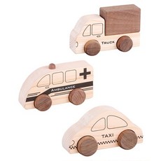 IKONIH 愛可妮 日本檜木工作車組 金寶貝221093 積木玩具, 1個