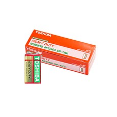 도시바 TOSHIBA 9V 건전지 10개입 (9볼트 6F22), 1개