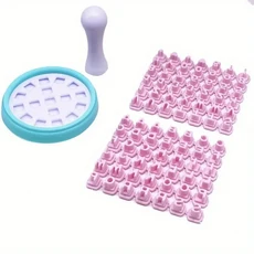 맞춤형 알파벳 쿠키 스탬프세트 문자 및 기호 교환 가능 독특한 만들기 DIY 비스킷 케이크 몰드 1