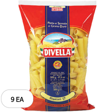 디벨라 리가토니, 500g, 9개