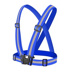 엑스반도 조깅 라이딩 야광 안전 형광 밸트 빛반사 조끼 X밴드 싱글라인(1줄), 다크블루, 1개