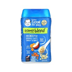 거버 시리얼 파워 블렌드 어린이 미음 227g, 1개, 당근 사과 맛