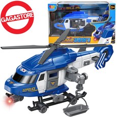 경찰헬기 아기 헬리콥터장난감, 1개