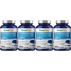 누사퓨어 포스파티딜세린 메모리 얼티메이트 콤플렉스 1000mg, 4개, 200정