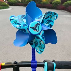 유아킥보드 손잡이 바람개비 씽씽이핸들 악세서리 남아 여아, 공룡, 상세표기