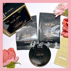 AGE 20's 逆齡安瓶氣墊粉凝霜, 1個, 黑盒遮瑕,21