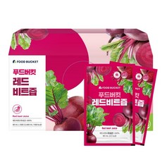 푸드버킷 물없이 착즙한 레드비트즙 30포, 90ml, 30개