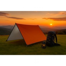 백패킹 타프 A형 쉘터 초경량 텐트 미니멀 야외 캠핑 그늘막